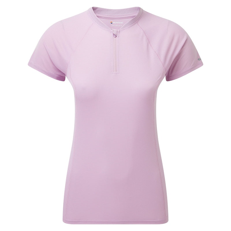 Montane Dart Nano Zip T-Shirt Dame Lilla | 7298135-JD