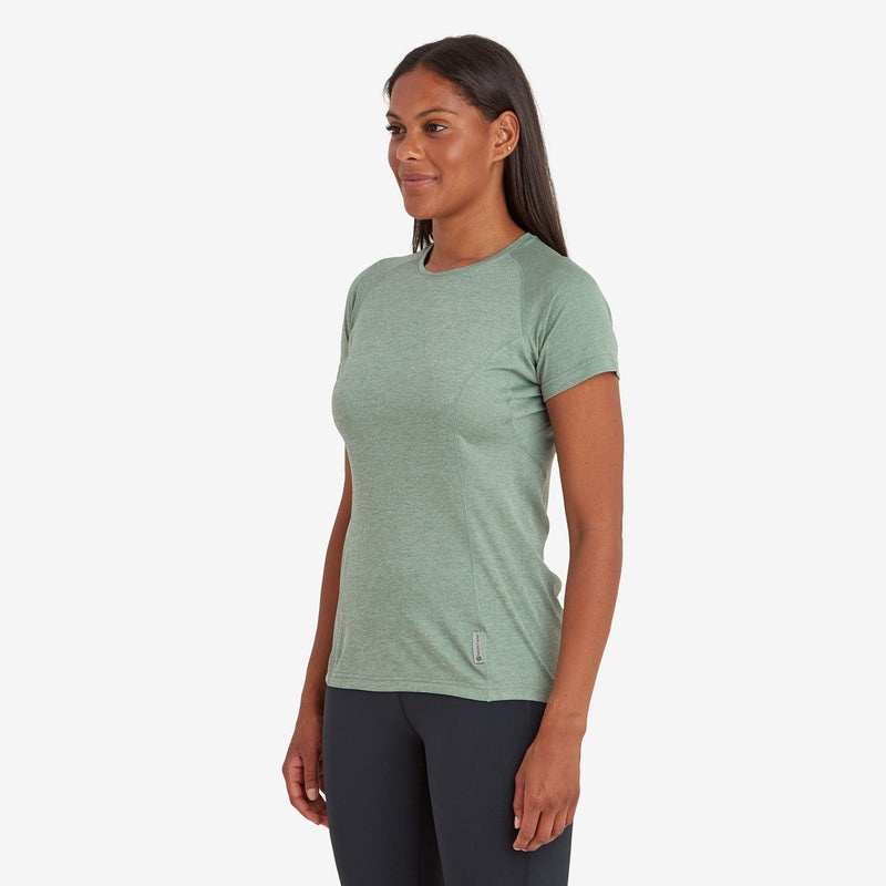 Montane Dart T-Shirt Dame Grøn | 8965731-SB