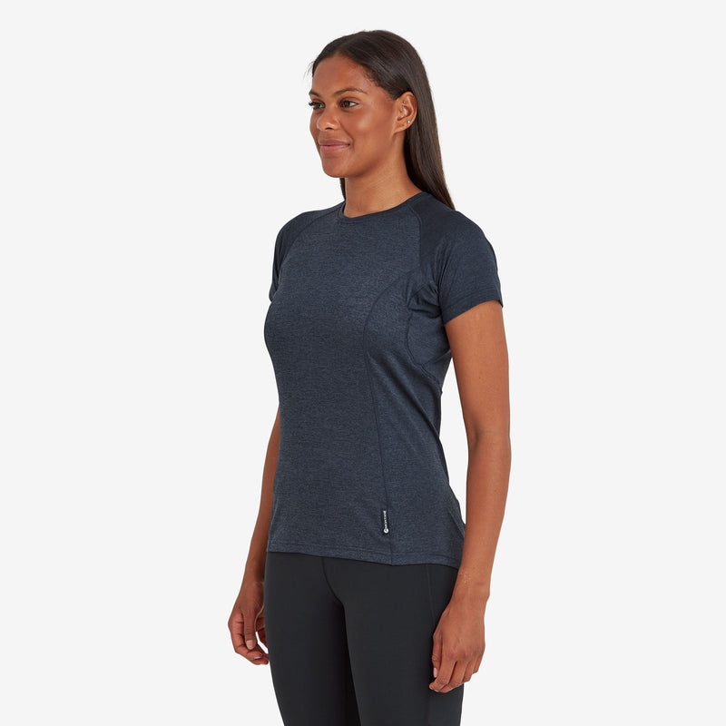 Montane Dart T-Shirt Dame Mørkeblå | 8245013-CG