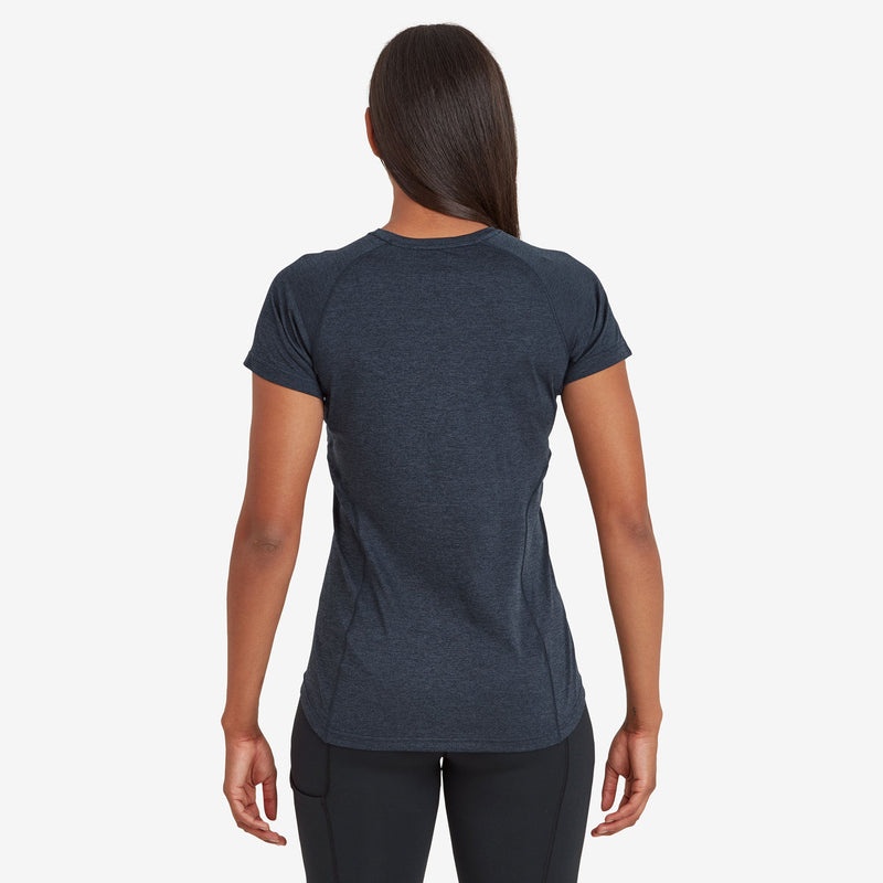 Montane Dart T-Shirt Dame Mørkeblå | 8245013-CG