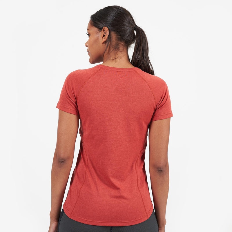 Montane Dart T-Shirt Dame Rød | 4213960-RQ