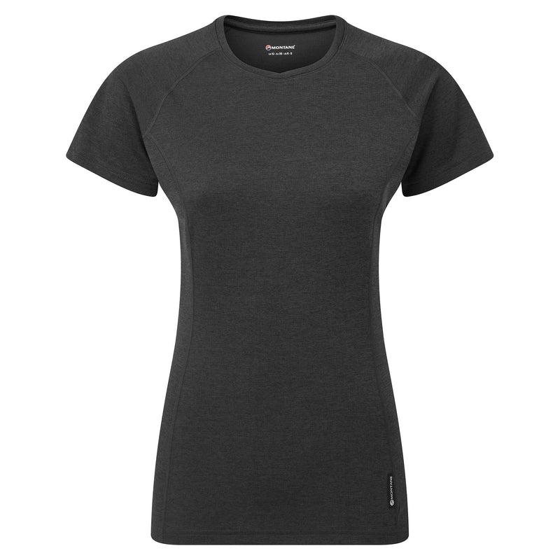 Montane Dart T-Shirt Dame Sort | 5948173-YW