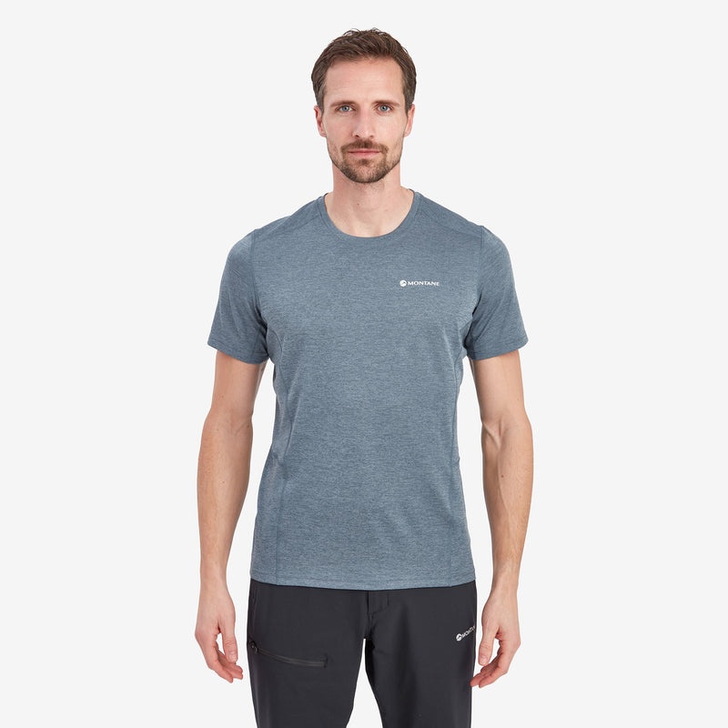 Montane Dart T-Shirt Herre Grå Blå | 7318952-GN