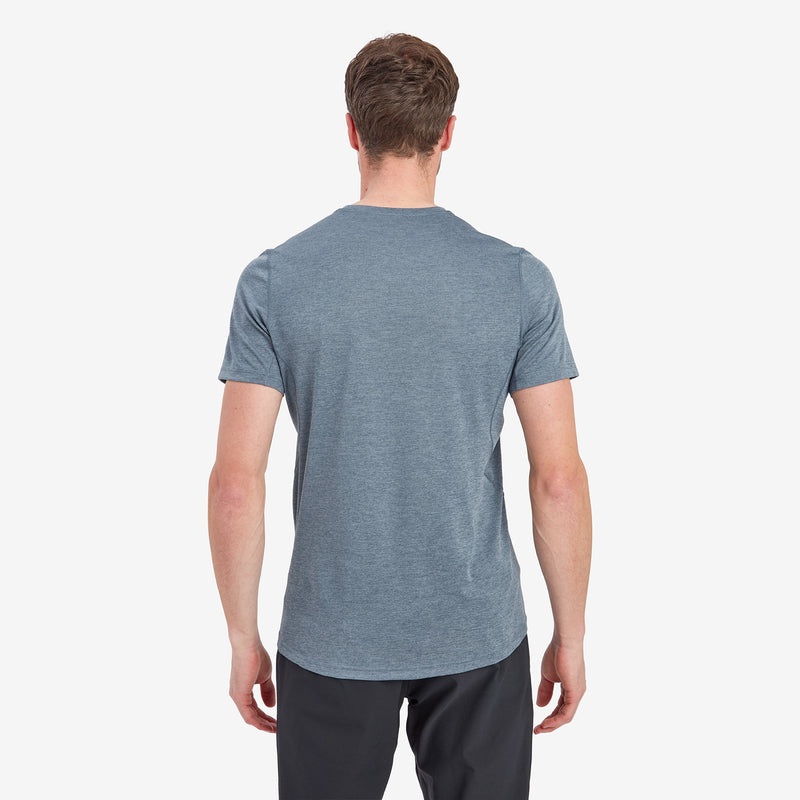 Montane Dart T-Shirt Herre Grå Blå | 7318952-GN