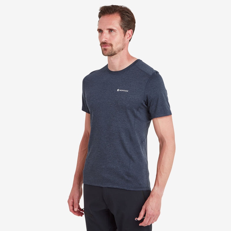 Montane Dart T-Shirt Herre Mørkeblå | 2546970-EL