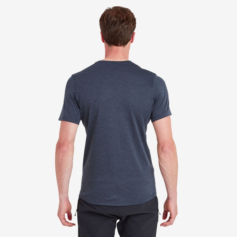 Montane Dart T-Shirt Herre Mørkeblå | 2546970-EL