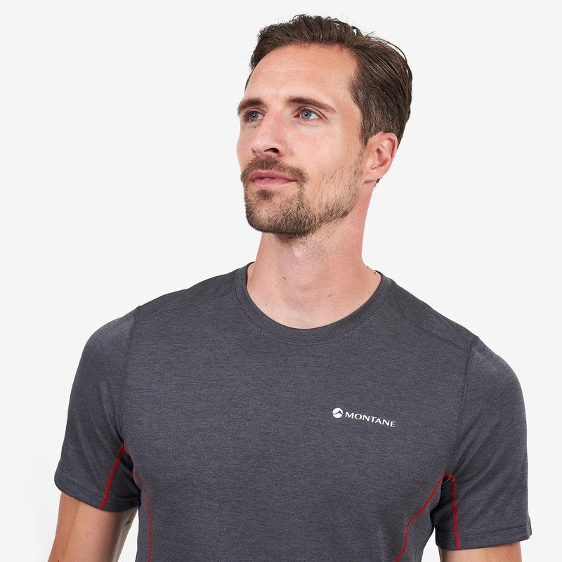 Montane Dart T-Shirt Herre Mørkegrå | 9057826-EM