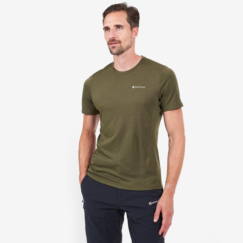 Montane Dart T-Shirt Herre Mørkegrøn | 0962754-MK