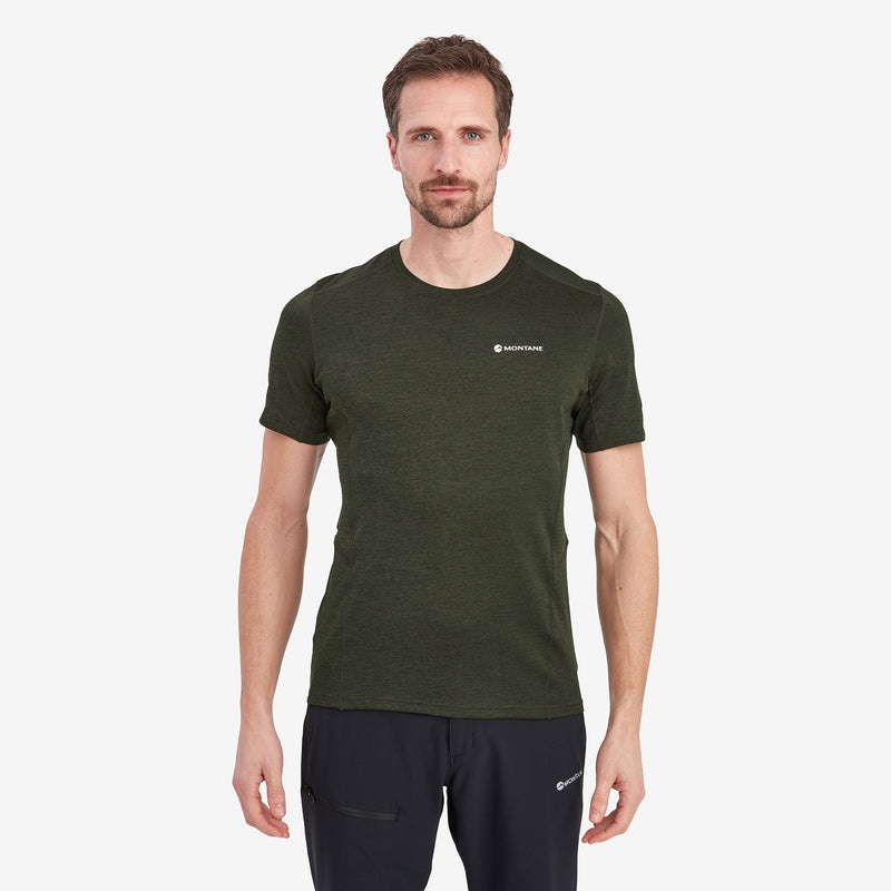 Montane Dart T-Shirt Herre Mørkegrøn | 2106387-AQ