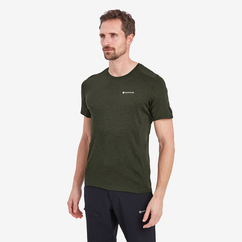 Montane Dart T-Shirt Herre Mørkegrøn | 2106387-AQ