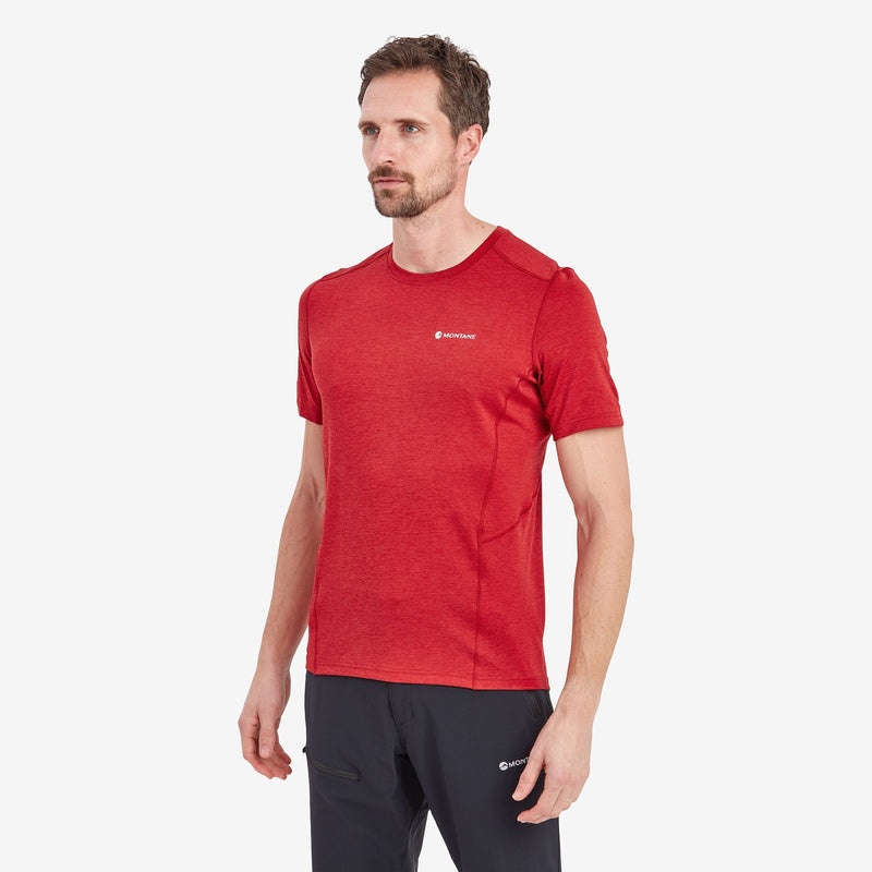 Montane Dart T-Shirt Herre Rød | 1485092-BH