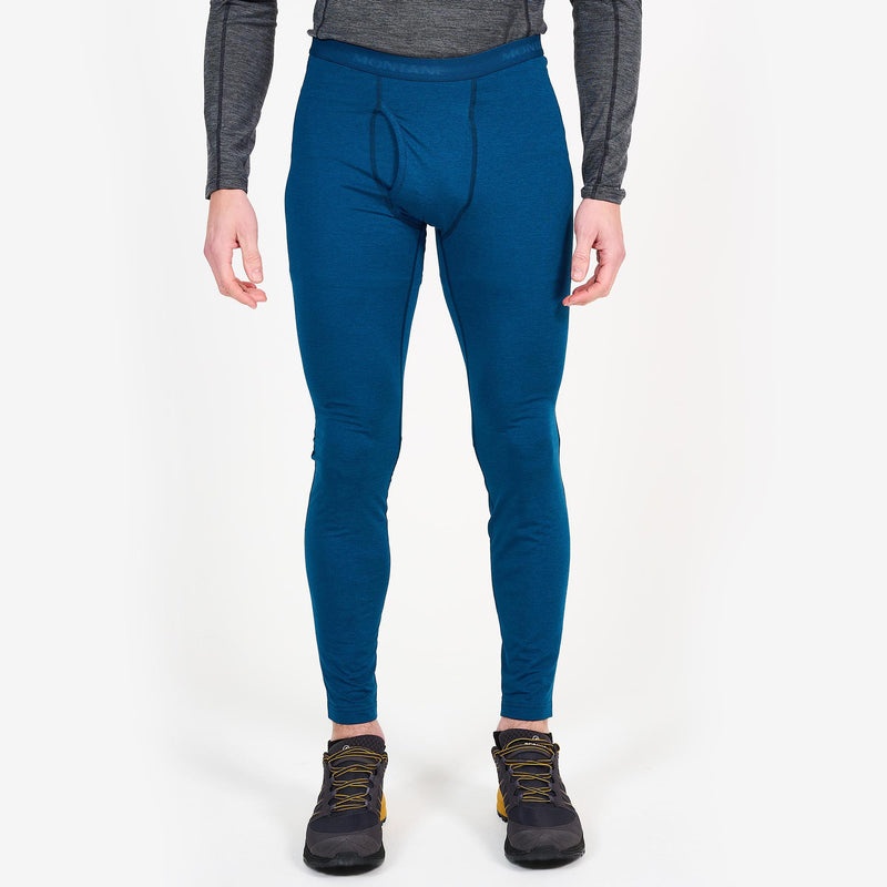 Montane Dart Thermo Long Leggings Herre Blå | 9248506-PQ