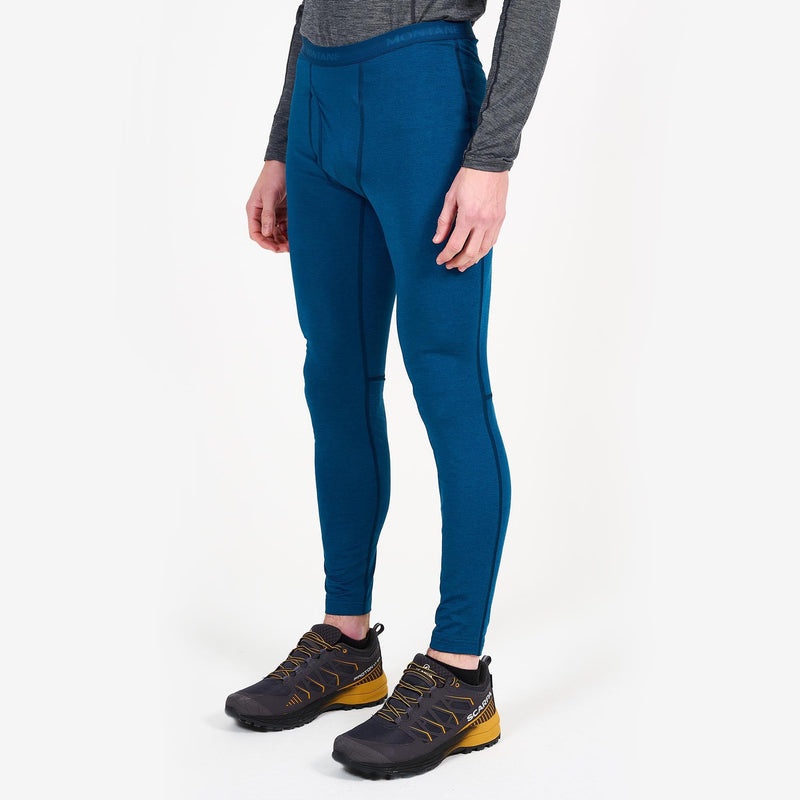 Montane Dart Thermo Long Leggings Herre Blå | 9248506-PQ