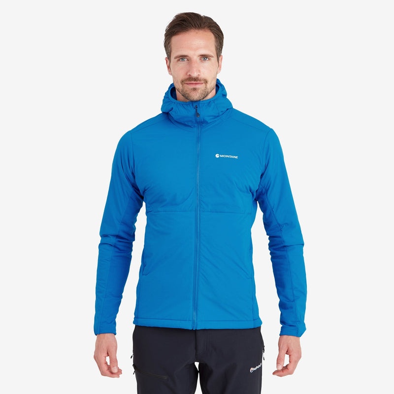 Montane Fireball Lite Hætte Isolerede Jakker Herre Blå | 8753902-BH