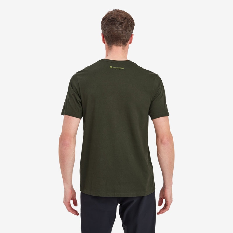 Montane Forest T-Shirt Herre Mørkegrøn | 1026834-MG