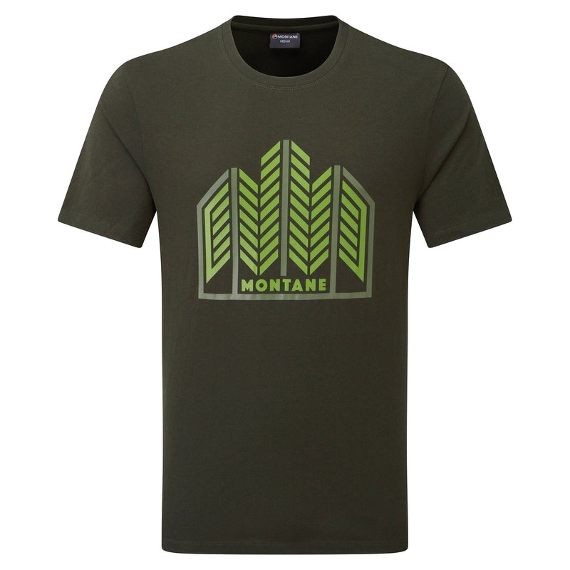 Montane Forest T-Shirt Herre Mørkegrøn | 1026834-MG