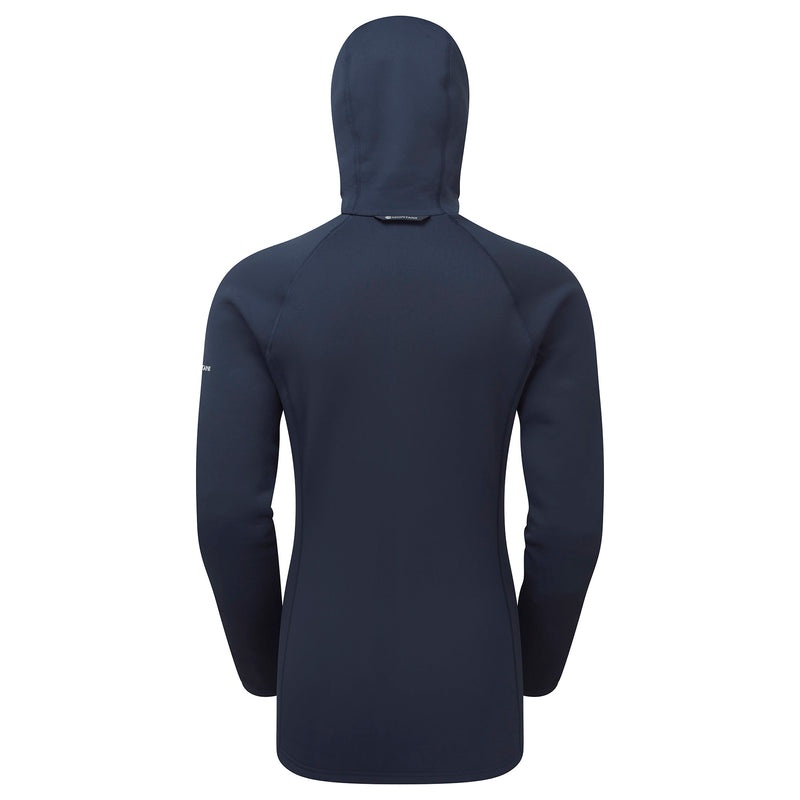 Montane Fury Hætte Fleece Jakker Dame Mørkeblå | 5974628-WY