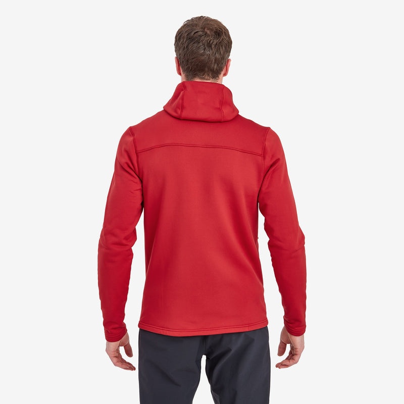 Montane Fury XT Hætte Fleece Jakker Herre Rød | 8264051-NI