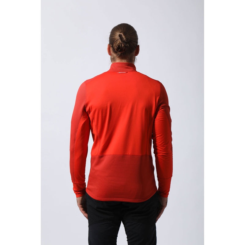 Montane Iridium Hybrid Pull-On Fleece Jakker Herre Orange | 8420195-MQ