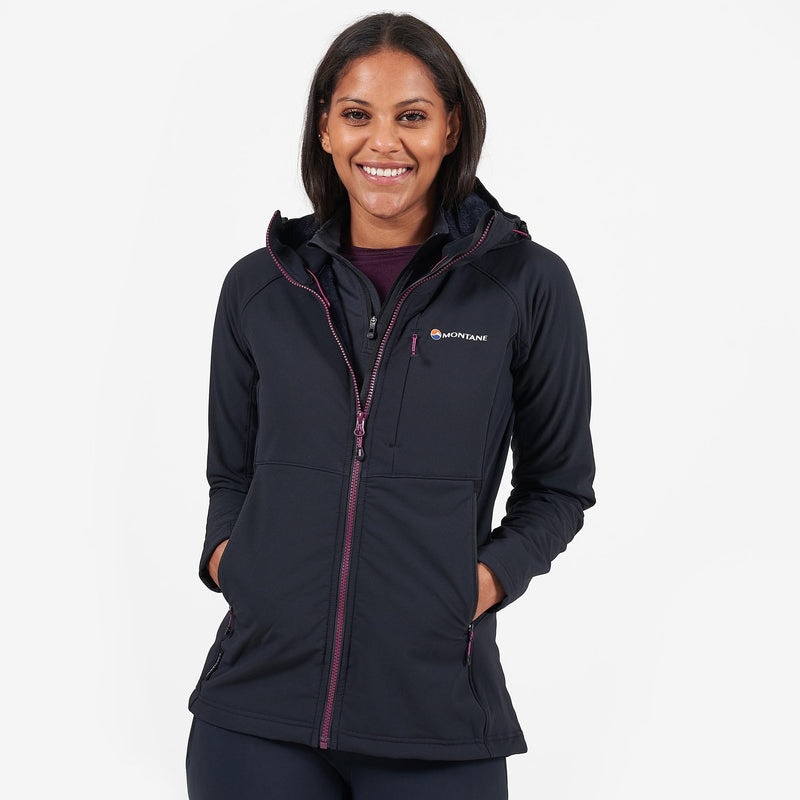 Montane Krypton Softshell Jakke Dame Sort | 7183504-XE