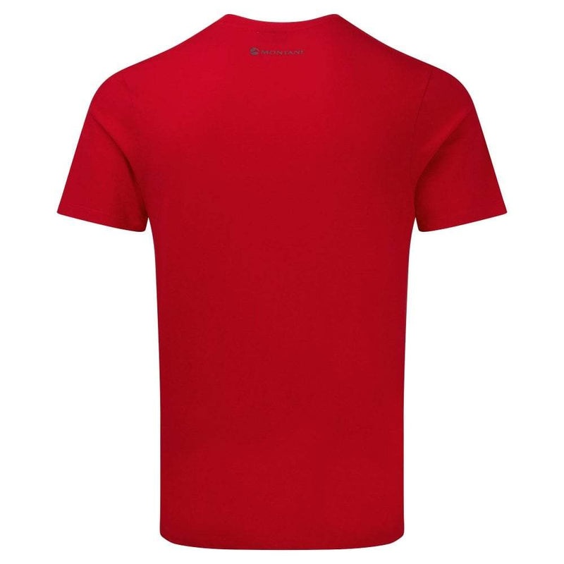 Montane Lette Mono T-Shirt Herre Rød | 3792504-IO