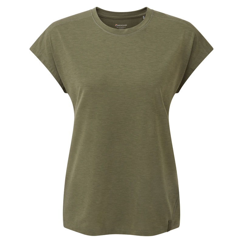 Montane Mira T-Shirt Dame Mørkegrøn | 0537426-JL