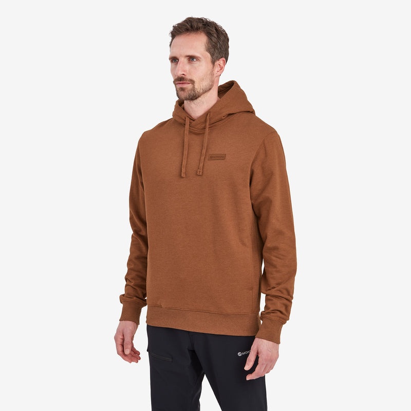 Montane Mono Logo Hættetrøje Herre Brune | 7985403-DT