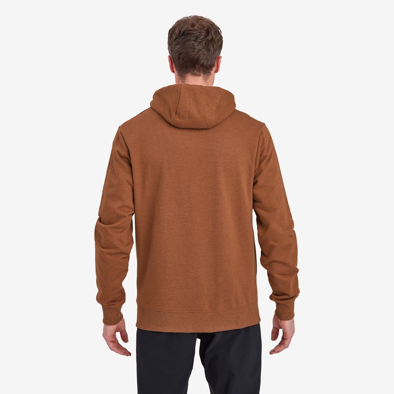 Montane Mono Logo Hættetrøje Herre Brune | 7985403-DT