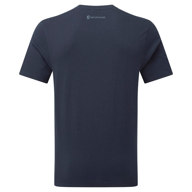 Montane Mono Logo T-Shirt Herre Blå | 0168745-DV