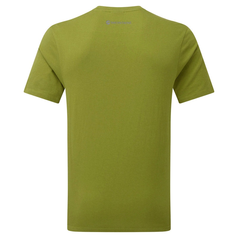 Montane Mono Logo T-Shirt Herre Grøn | 3295461-RG