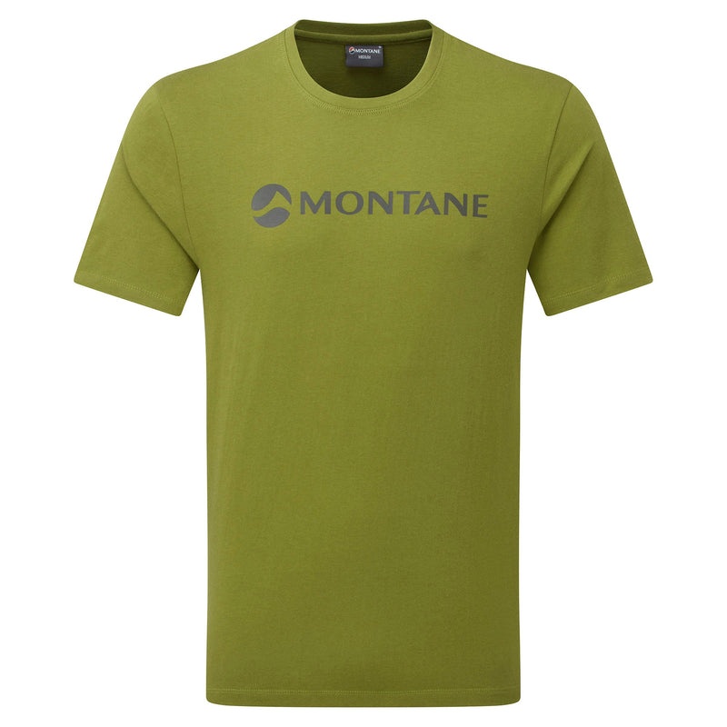 Montane Mono Logo T-Shirt Herre Grøn | 3295461-RG