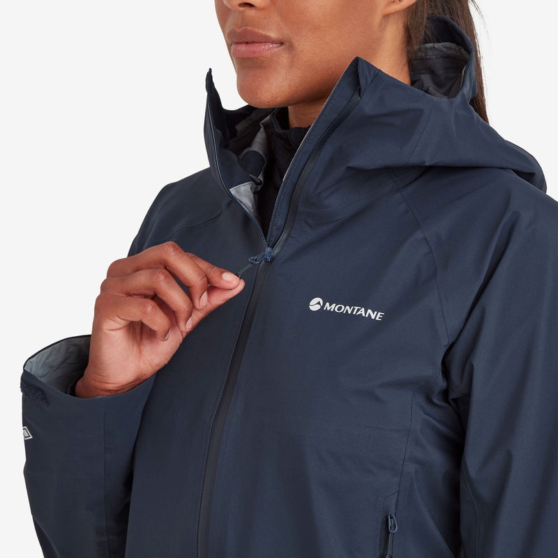 Montane Phase Lite Regnjakke Dame Mørkeblå | 4106327-LD