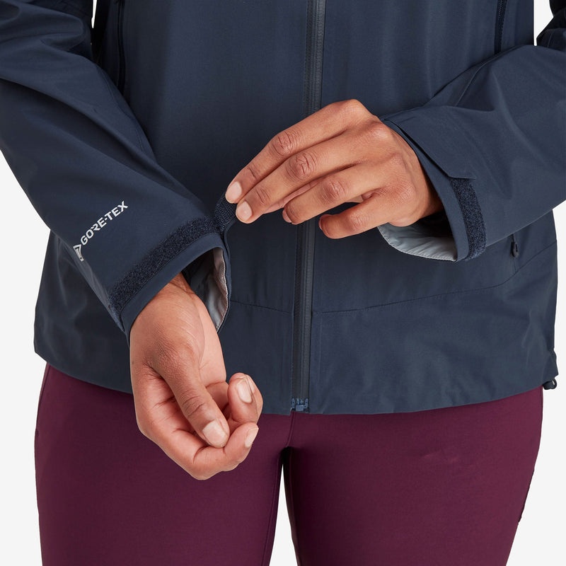 Montane Phase Lite Regnjakke Dame Mørkeblå | 4106327-LD