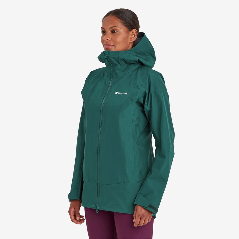 Montane Phase Regnjakke Dame Mørkegrøn | 8409275-LW