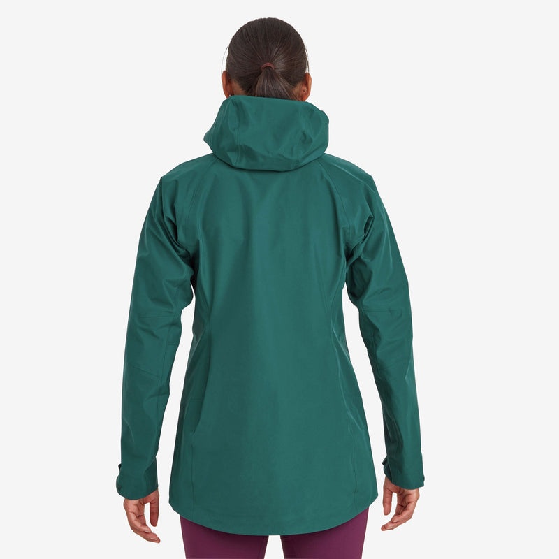 Montane Phase Regnjakke Dame Mørkegrøn | 8409275-LW