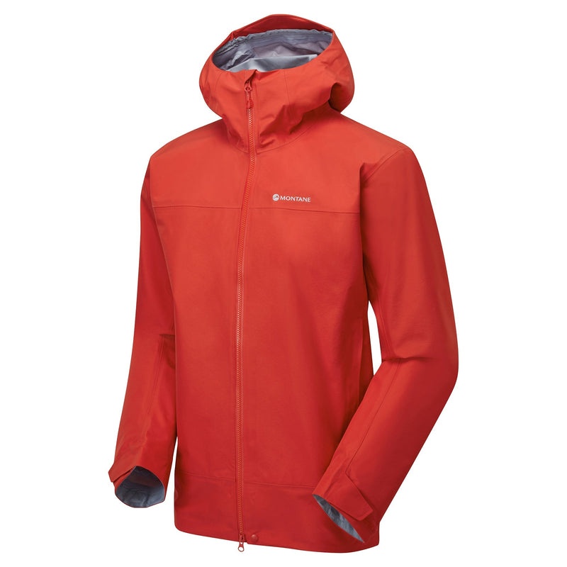 Montane Phase Regnjakke Herre Rød | 9401568-YV