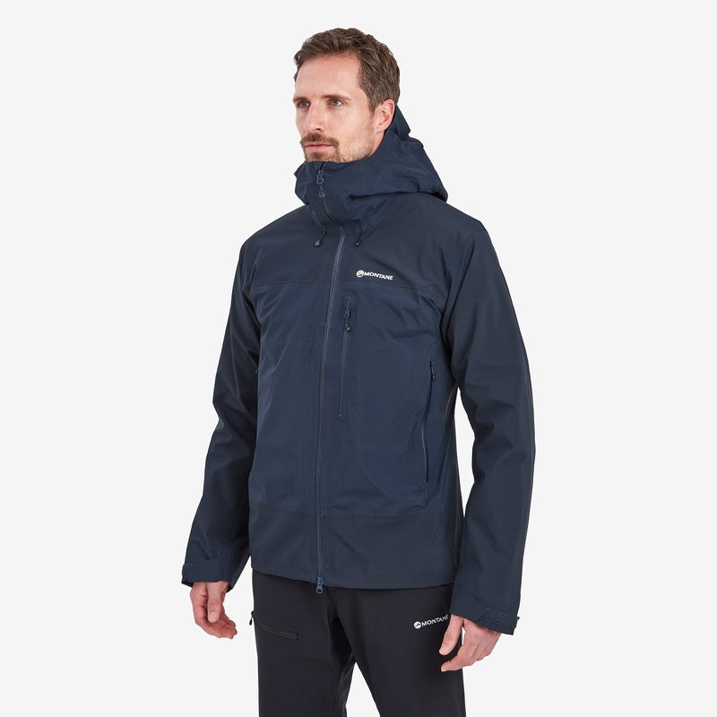 Montane Phase XPD Regnjakke Herre Mørkeblå | 8650271-KJ