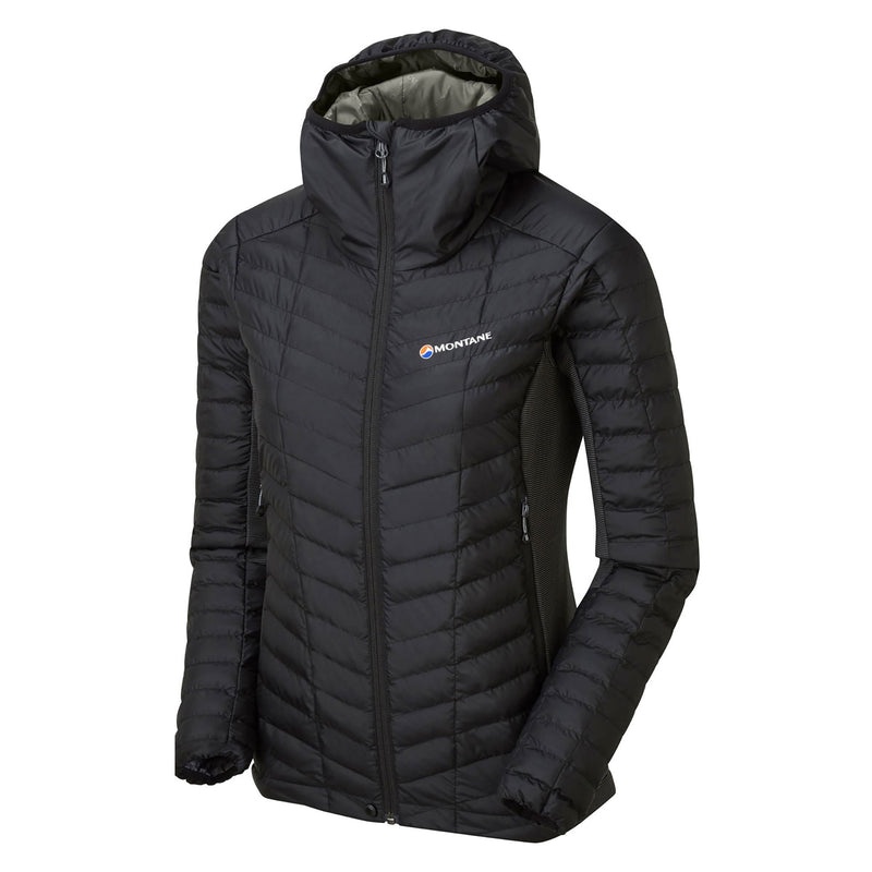 Montane Phoenix Stretch Hættejakke Dame Sort | 6072459-LM