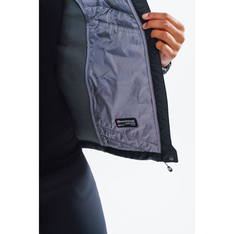 Montane Phoenix Stretch Hættejakke Dame Sort | 6072459-LM