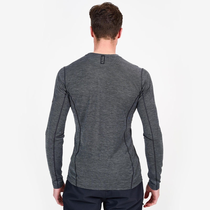 Montane Primino 140 Long Sleeve T-Shirt Herre Sort | 9108725-CX