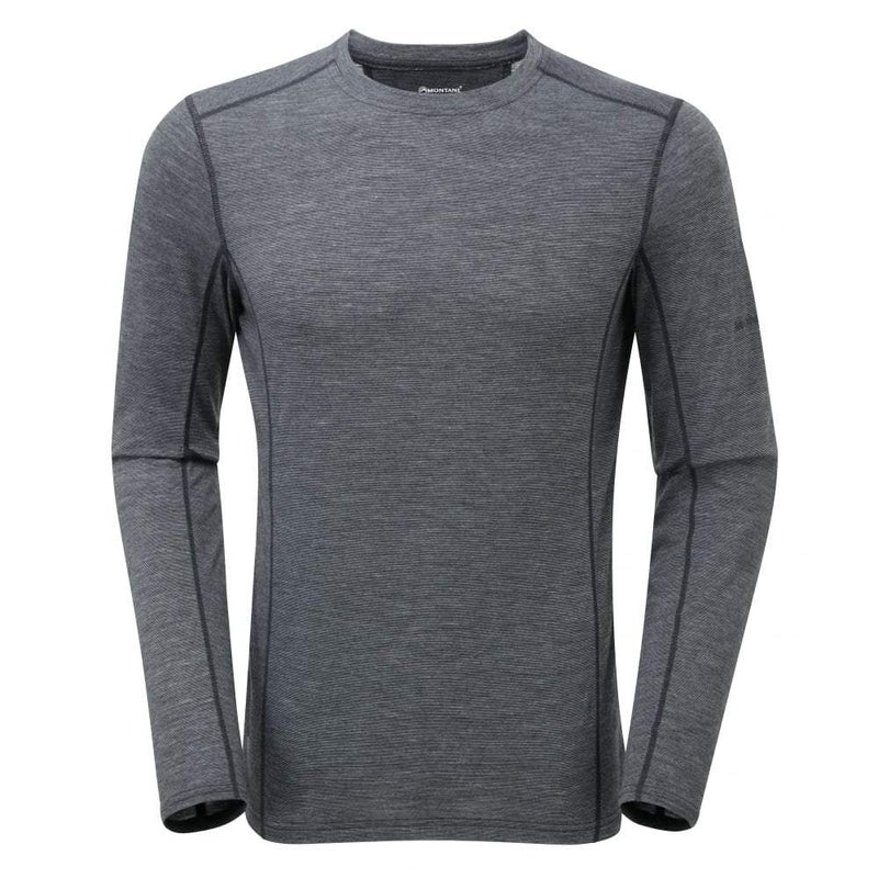 Montane Primino 140 Long Sleeve T-Shirt Herre Sort | 9108725-CX