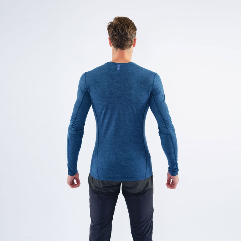 Montane Primino 140 Long Sleeve T-Shirt Herre Blå | 7052143-PS