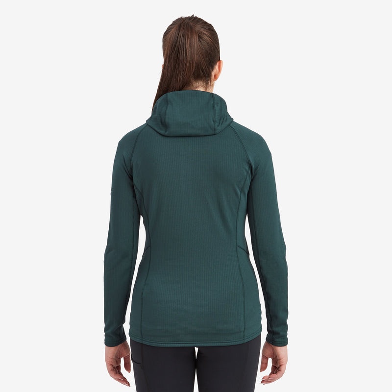 Montane Protium Hætte Fleece Jakker Dame Grøn | 2397150-UL