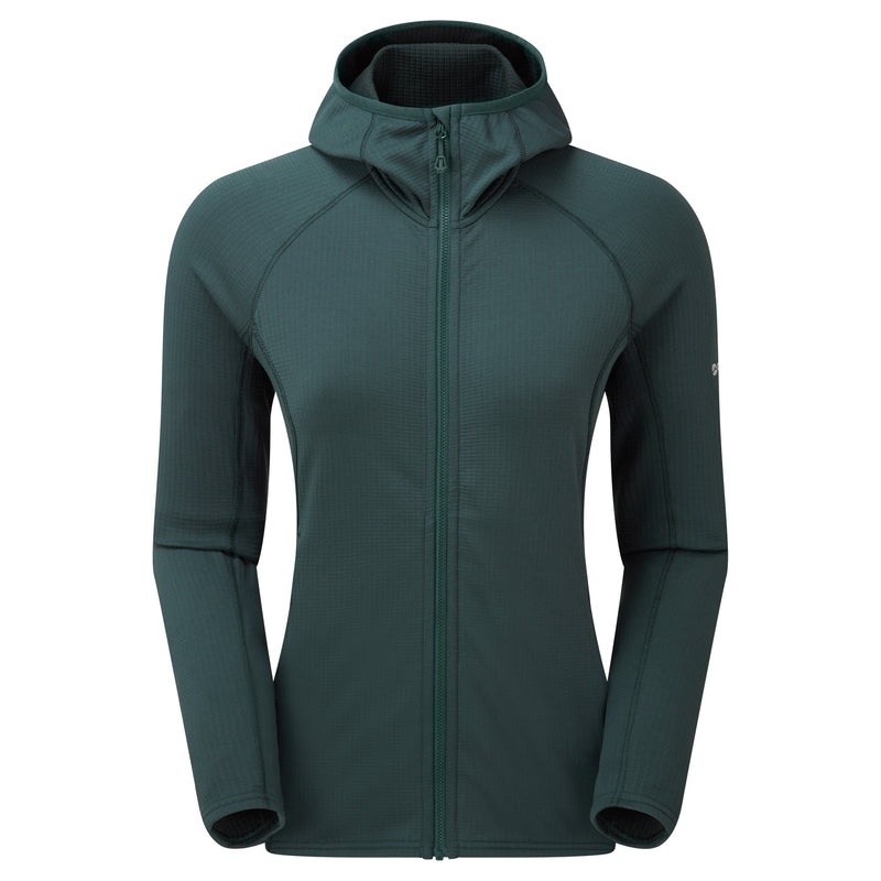 Montane Protium Hætte Fleece Jakker Dame Grøn | 2397150-UL