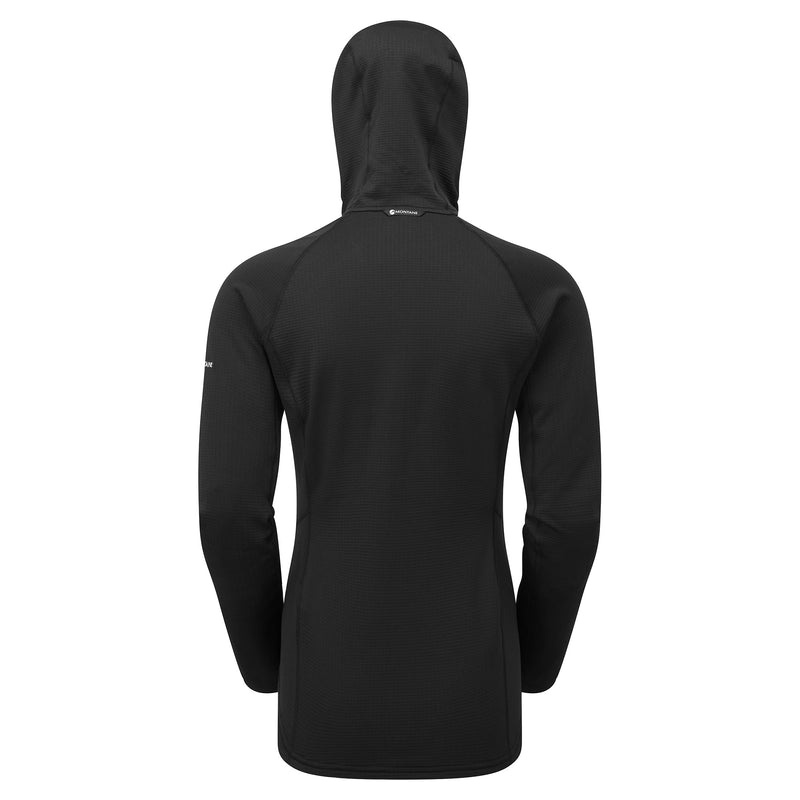 Montane Protium Hætte Fleece Jakker Dame Sort | 2971648-VH