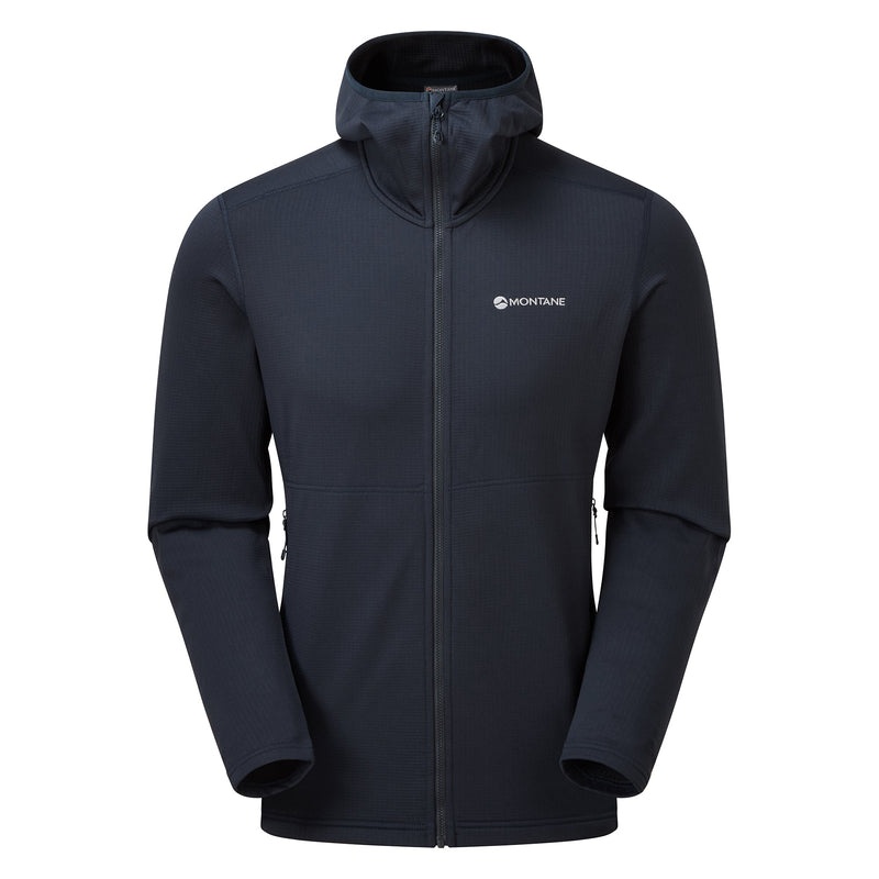 Montane Protium Hætte Fleece Jakker Herre Mørkeblå | 9706452-WM