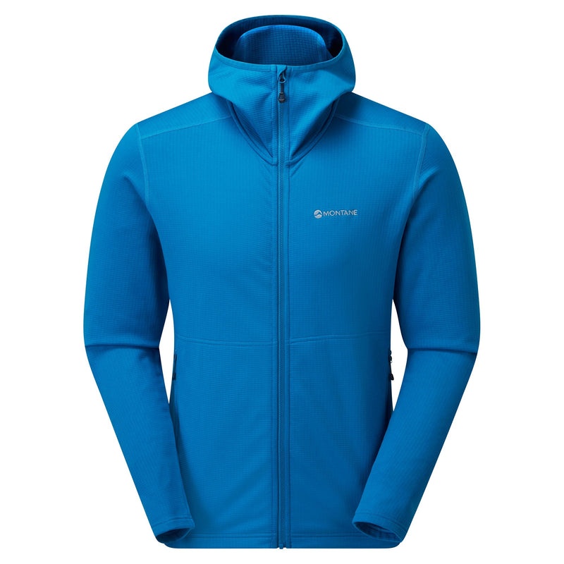 Montane Protium Hætte Fleece Jakker Herre Blå | 0689541-SN