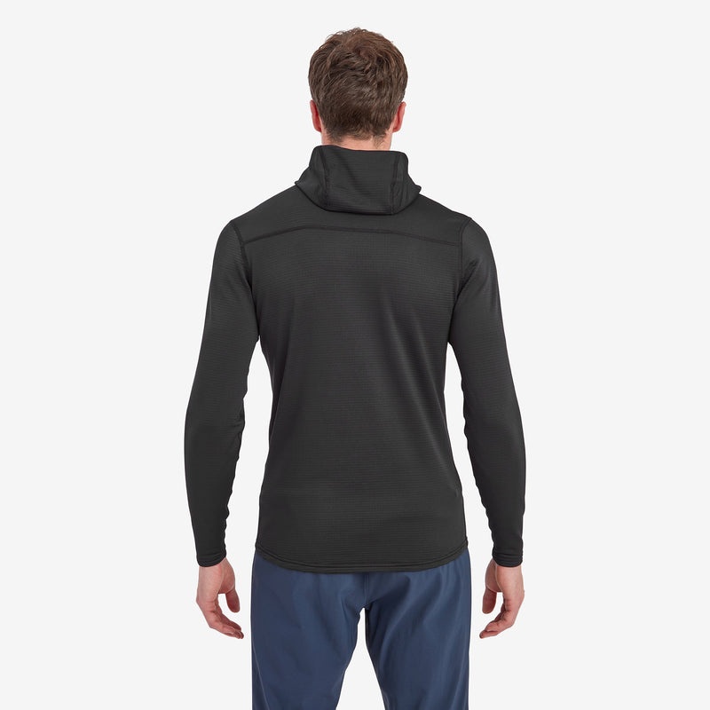 Montane Protium Lite Pull On Fleece Hættetrøje Herre Sort | 9475382-DP