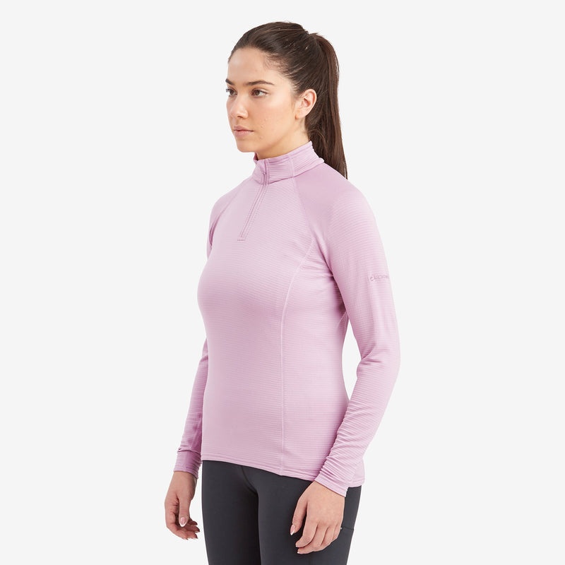 Montane Protium Lite Pull On Fleece Sweatshirts Dame Lyserød | 3679521-GE