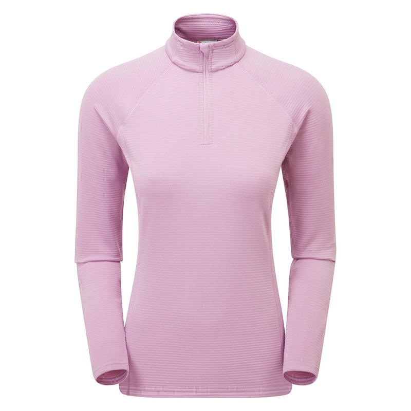 Montane Protium Lite Pull On Fleece Sweatshirts Dame Lyserød | 3679521-GE